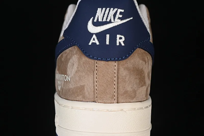 All categories Nk Air Force 1 Air Force series Nk Air Force 1 Low Air Force low-top Nike Air Force 1'07 Low joint beige brown navy Air Force 1 low-top casual sneakers NH0601-589